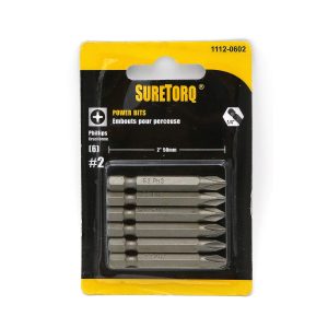 Suretorq - 1112-0602 - 6pcs PH2 Bit 2 Card