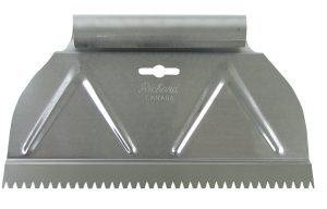 Richard - Épandeur d'adhésif 9" avec encoche en V - 3/16" x 1/8" x 1/8"