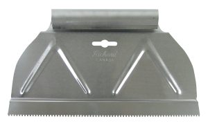 Richard - Épandeur d'adhésif 9" à encoche carrée 1/16" x 1/16" x 1/16"
