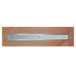 Acebond - Drain de douche linéaire Tile-in 24" brossé nickel avec film imperméable - 25654