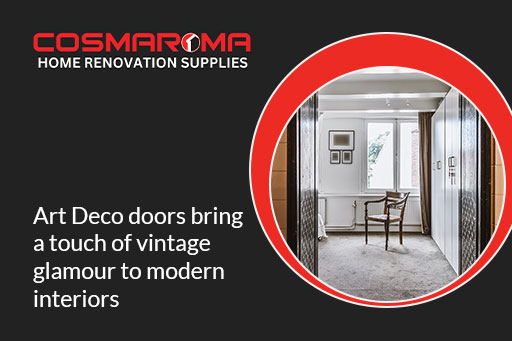 Art Deco Door With Vintage Glamour Style