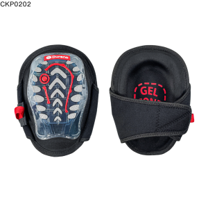 Dureno - Genouillère coque rigide TPR avec mousse PU et sangle Velcro en gel - CKP0202