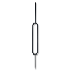 COS - Spindle Iron Matt Bar Single Lantern - COS-SLN058-HMB