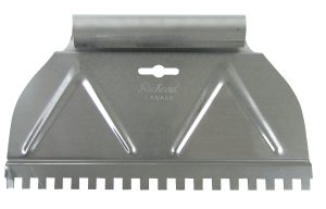 Richard - Épandeur d'adhésif 9" à encoche carrée 5/16" x 1/4" x 1/4"