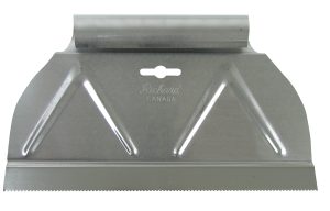 Richard - Épandeur d'adhésif 9" à encoche ronde 1/32" x 1/16" x 1/32"
