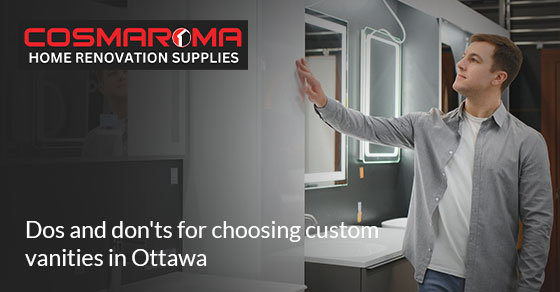 Guide to choosing the right custom vanity in Ottawa