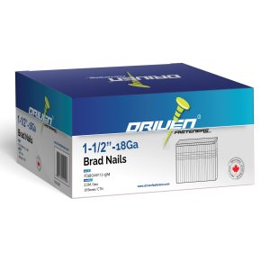 Brad Nails 18 Gauge 1 1/2 - QTY 5000 - FD18GAB112-5M BRAD