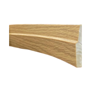 Cosmaroma - Moulure de chaussure biseautée flexible autocollante en chêne - 1 1/4" x 1/4" - Vendue au pied