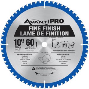 Diablo - PC1060X - AvantiPro Fine Finish Blade 10 x 60 Teeth
