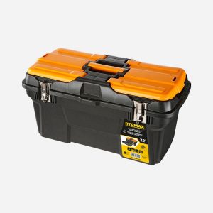 RTRMAX - RCMG13 - BOÎTE À OUTILS GRIP SERIES AVEC LOQUET MÉTALLIQUE 13 po