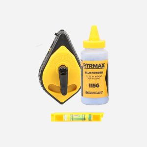 RTRMAX - RH14104 - CHALK LINE REEL W/115G POWDER+LEVEL