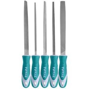 Total – THT918516 – Jeu de 5 limes en acier/8 po – LIQUIDATION