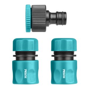 Total - THWS030301 - 3pcs Hose quick connectors set
