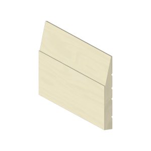 Baseboard Step Bevel unfinished