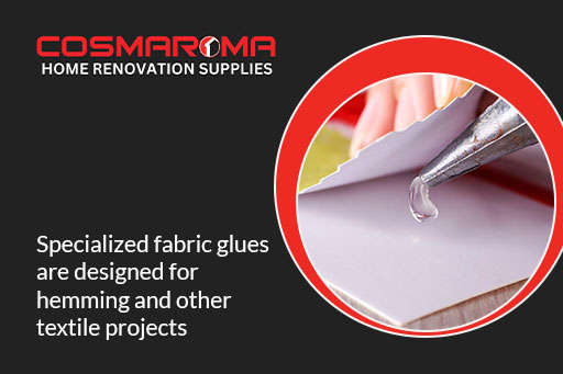 Specialized adhesive for textile projects