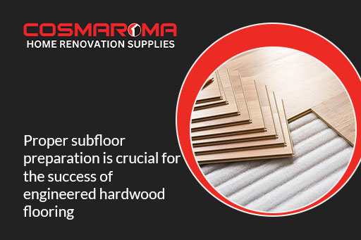 Preparing subfloor for the successful engineered hardwood installation