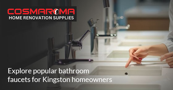 Various types of bathroom faucets for Kingston homeowners