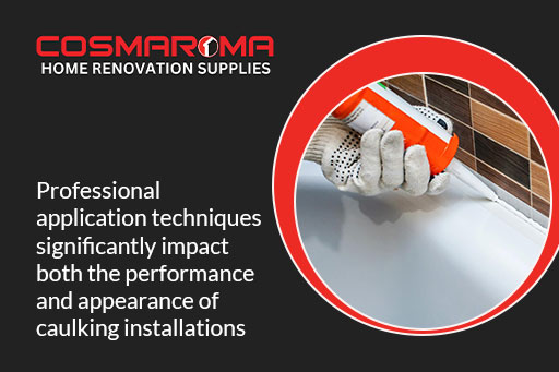 Precision Caulking Application and Finishing