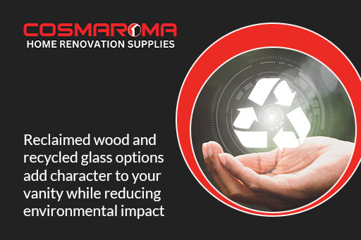 Sustainable and eco-friendly options for your bathroom vanities