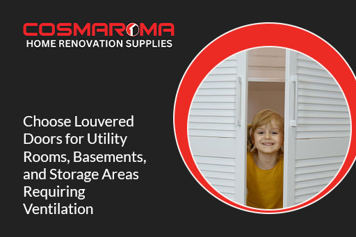 Louvered doors suit basements and storage
