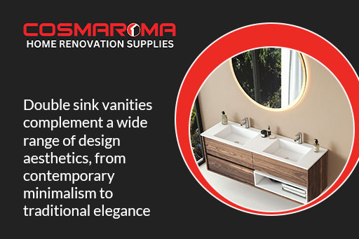Modern Double Sink Vanity With Minimalist Design