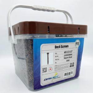 Driven - 2 1/2" Deck Screws - 212DS35M #8 - Square 3500 pc / box