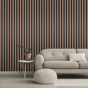 Acoustic Wall Panel - Colour - Walnut