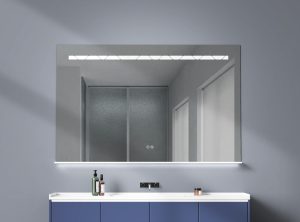 Miroir à Éclairage Frontal – DEL Noir / 3CCT / Dimmable / Antibuée