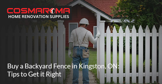 Buy a Backyard Fence in Kingston
