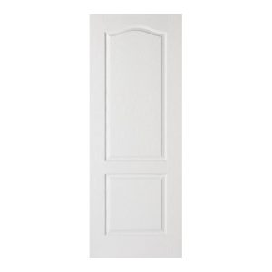 20 Minute Primed 2 Panel Arch Fire Rated Interior Door Pre Machined