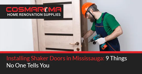 Installing Shaker Doors in Mississauga