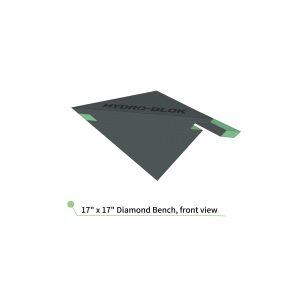 HydroBlok - 17" x 17" Diamond Bench Medium - HBDBM