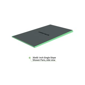 HydroBlok - 36" x 60" Single Slope Shower Pan - HBSSSP3660