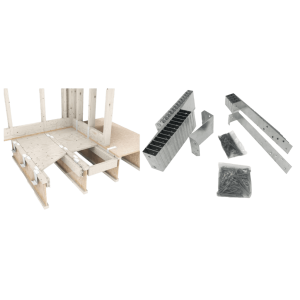 HydroBlok - (E116)10 sq ft Floor Lowering Joist Clip Kit - HBFLJCK