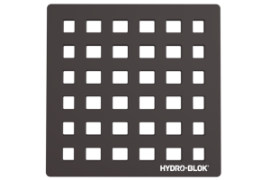 HydroBlok - Low profile drain cover Oil Rubbed Bronze - HBLPDCBRONZE