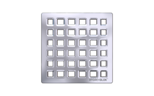 HydroBlok - Low Profile Drain Cover Polished Chrome - HBLPDCCHROME