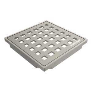 HydroBlok - Classic Drain Cover & Tray - Satin Brass - HBDCBRASS