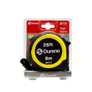 Dureno – Ruban à mesurer en acier – 26 pi – 32 mm MT51
