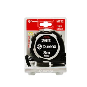 Dureno – Ruban à mesurer en acier – 26 pi – 27 mm MT52