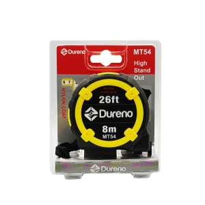 Dureno – Ruban à mesurer en acier – 26 pi – 27 mm MT54