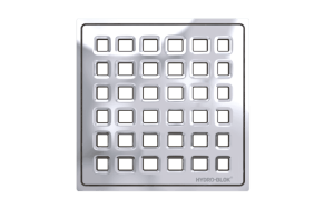 HydroBlok - Classic Strainer and Tray - Polished Chrome - HBDCCHROME