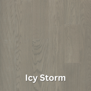 Floorest - 6 1/2 x 3/4 - bois franc d’ingénierie en chêne blanc - 26,49 pi²/boîte - Couleur - TEMPÊTE GLACIALE