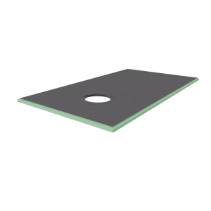HydroBlok - 36" x 72" LOW-PROFILE Shower Pan w/Drain Offset - HBLPSP3672OD