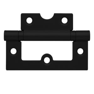 PorteGuard - Ball Bearing Butterfly Door Hinges 3" Black-2pc