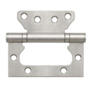 PorteGuard - Ball Bearing Butterfly Door Hinges 4" Silver-2pc